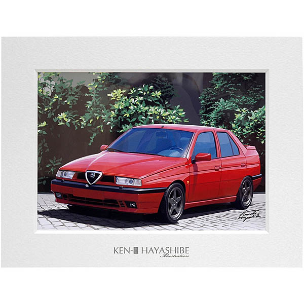 Alfa Romeo 155 Illustration by Kenichi Hayashibe