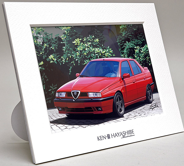 Alfa Romeo 155 Illustration by Kenichi Hayashibe