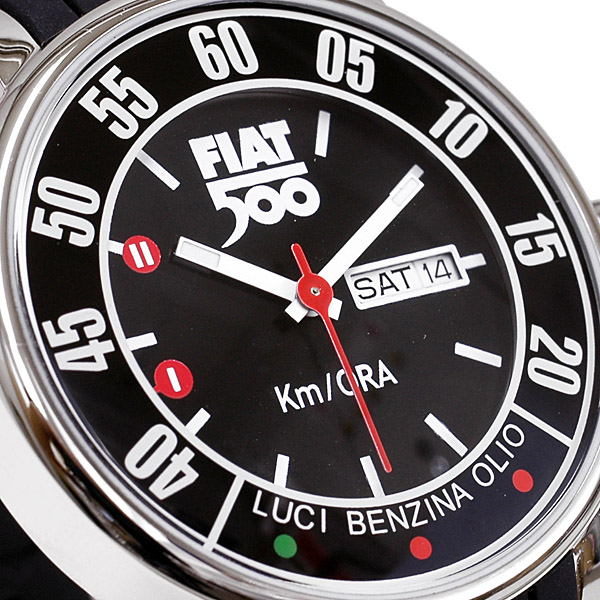 FIAT 500 Wrist Watch (Black)