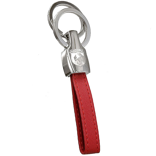 ABARTH Strap Keyring (W-ring/Red)