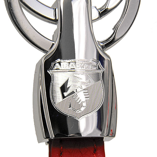 ABARTH Strap Keyring (W-ring/Red)