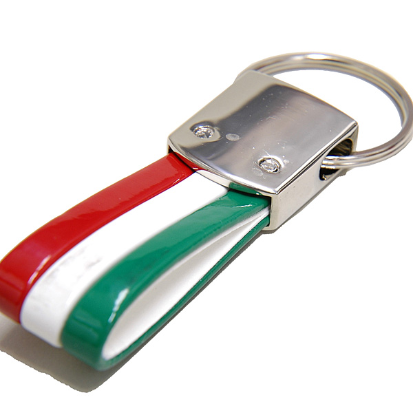 ABARTH Tricolor Keyring (Logo)