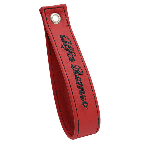 Alfa Romeo Trunk Strap (Red Base/Black Logo)