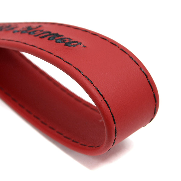 Alfa Romeo Trunk Strap (Red Base/Black Logo)