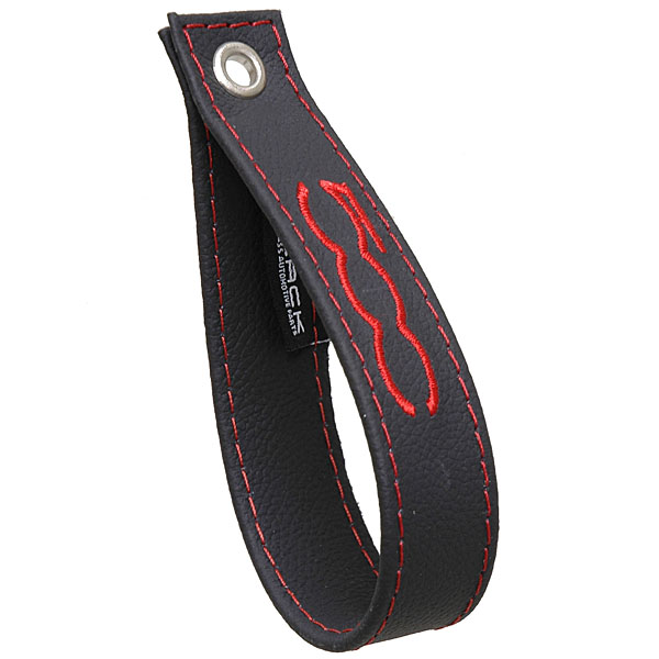 FIAT NEW 500 Trunk Strap (BlackBase/500 logo Red)