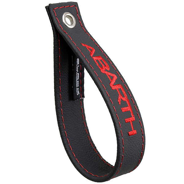 ABARTH 500 Trunk Strap (Black Base/ABARTH logo/Red)