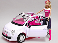 FIAT 500C with Barbie50ǯꥢǥ