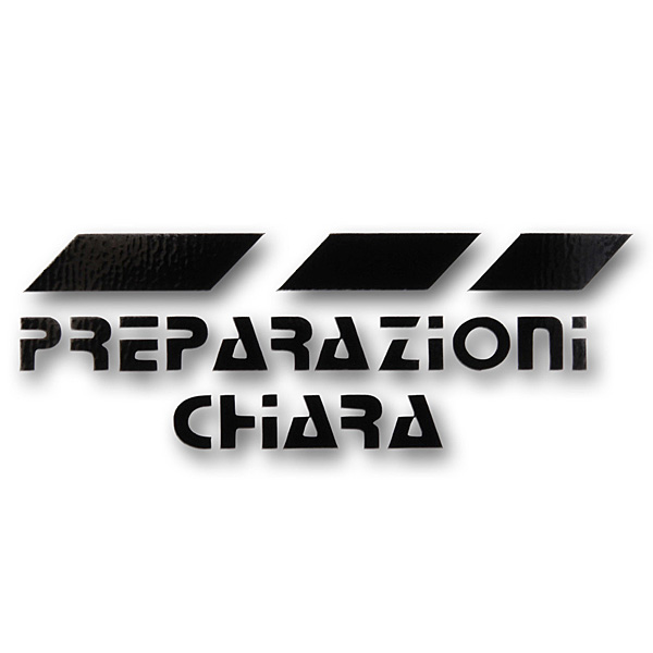 PREPARAZIONI CHIARA Sticker (Die Cut/Black)