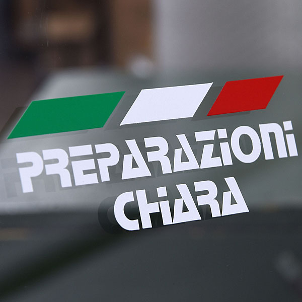 PREPARAZIONI CHIARA Sticker (Die Cut/White+Tri Color)