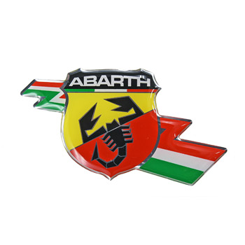 ABARTH 3D Flash Emblem Sticker -21530-