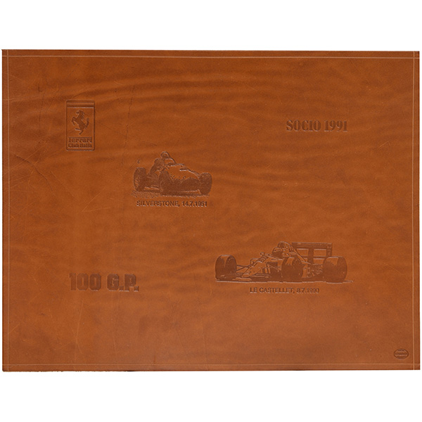 Ferrari CLUB ITALIA Leather Plate by schedoni (1991)