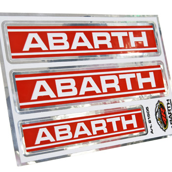 ABARTH Logo Stickers (3pcs.)-21505-