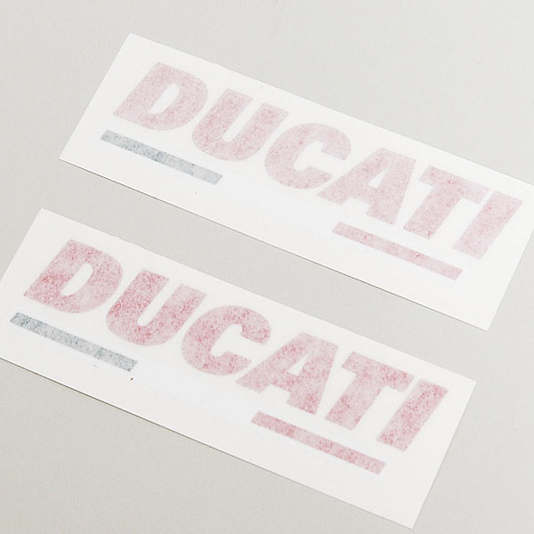 DUCATI Logo & Flag Sticker Set (Die Cut)