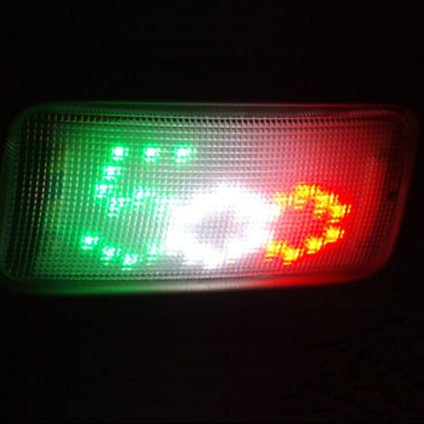 FIAT NEW 500 LED Interior Lamp (500 Logo/Tricolor)