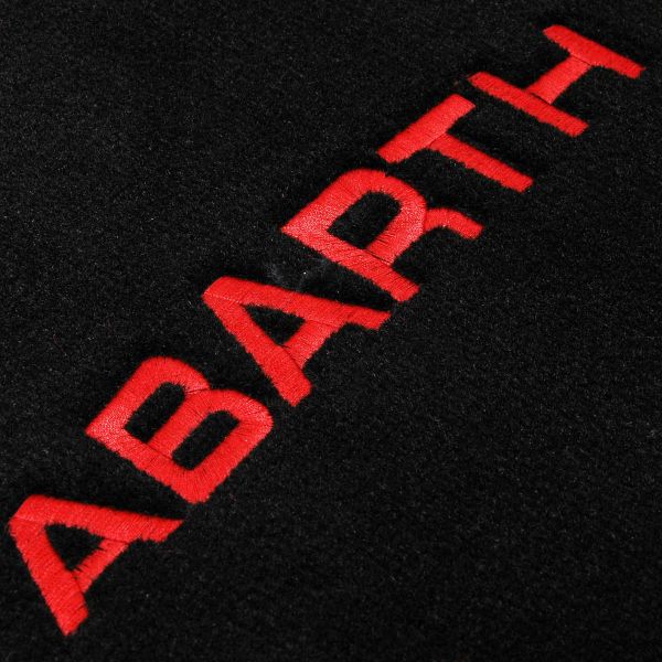 FIAT 500/ABARTH 500 Ruggage Room Mat (Black/ABARTH Red Logo)