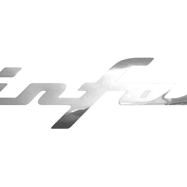 Pininfarina Logo Sticker(Die Cut/Chrome)