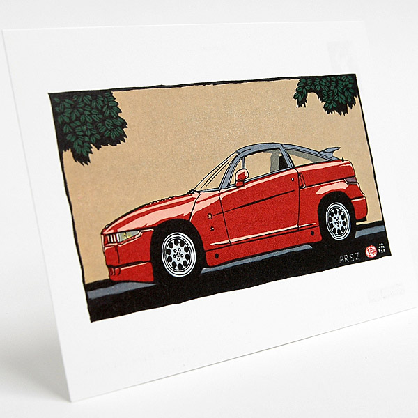 Alfa Romeo SZ Post Card