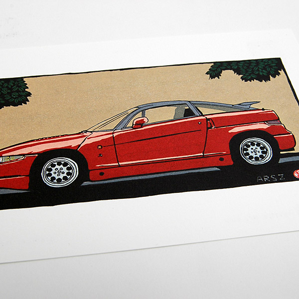 Alfa Romeo SZ Post Card