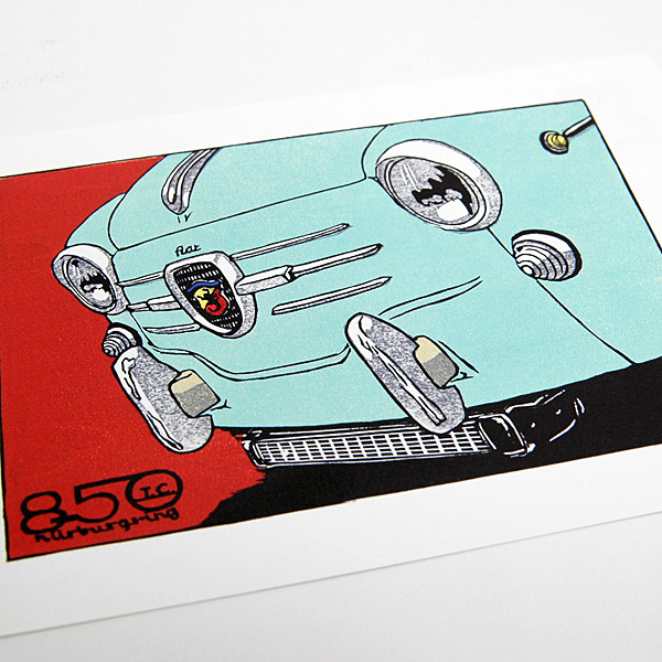 ABARTH 850 Post Card