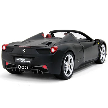 1/18 Ferrari 458 Spider Miniature Model(Mat Black)