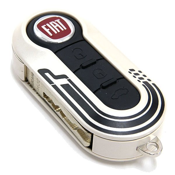 FIAT G.Punto Key Cover(Pearl/Black Logo)