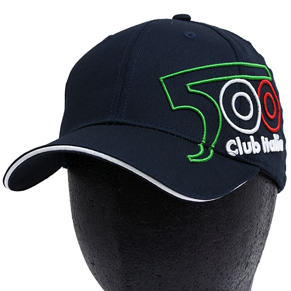 FIAT 500 CLUB ITALIA Baseball Cap(Club Logo/Navy)