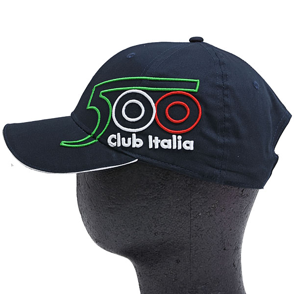 FIAT 500 CLUB ITALIA Baseball Cap(Club Logo/Navy)