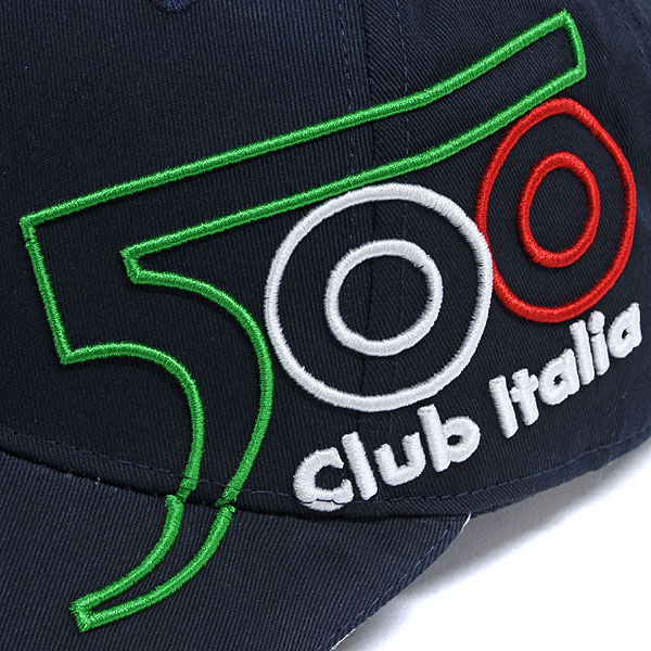 FIAT 500 CLUB ITALIA Baseball Cap(Club Logo/Navy)