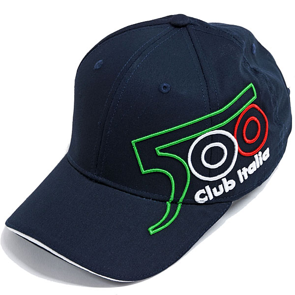 FIAT 500 CLUB ITALIA Baseball Cap(Club Logo/Navy)