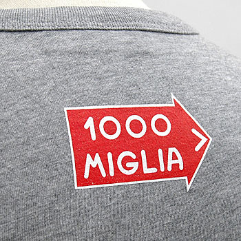 1000 MIGLIA OFFICIAL Lettered T-shirts