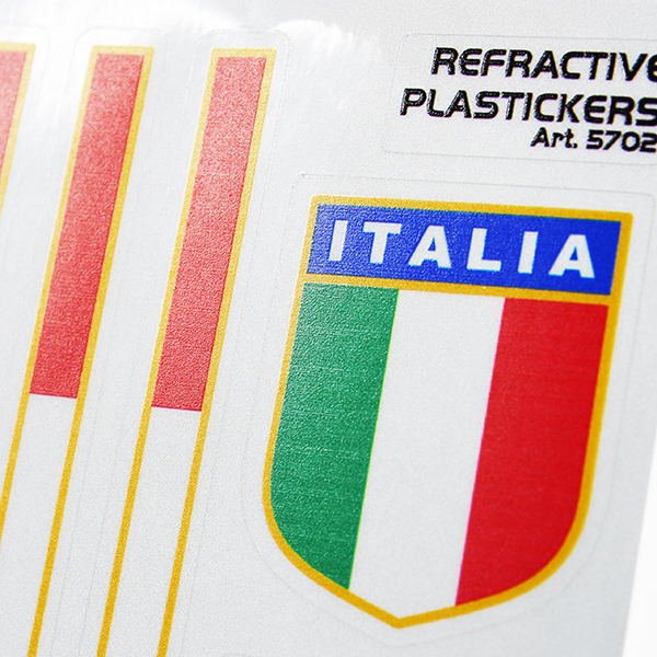 Italian Flag Sticker Set (Reflector/Type B)