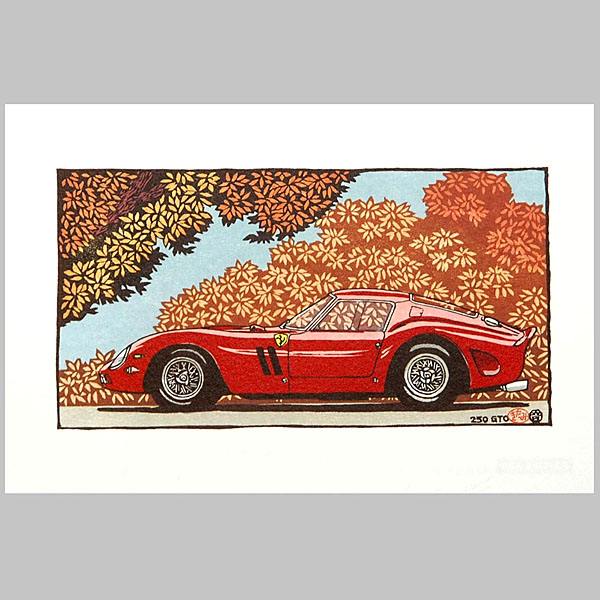 Ferrari 250GTO Post Card