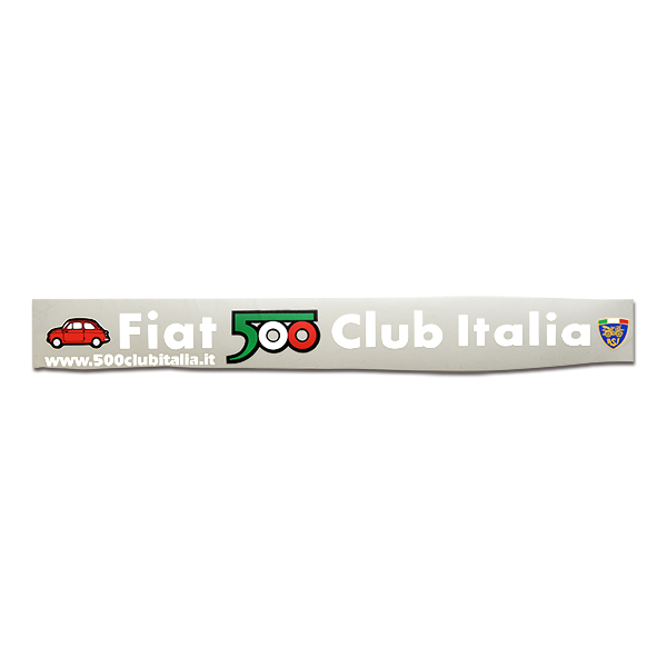 FIAT 500 CLUB ITALIA Logo Sticker(Die Cut)