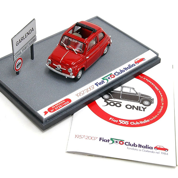 1/43 FIAT 500 Miniature Model-500 Club 50anni Memorial-