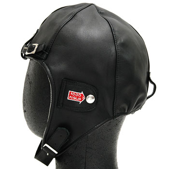 1000 MIGLIA Offocial Leather Helmet(Black)