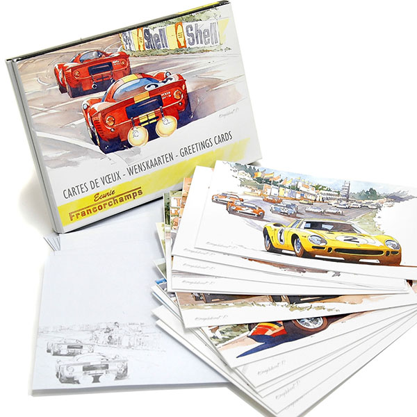 Ferrari Francorchamps Greeting Card Set