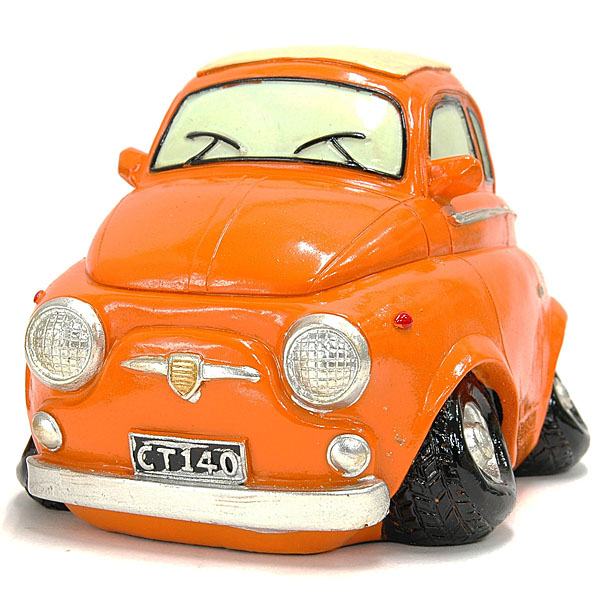 FIAT 500貯金箱(オレンジ)