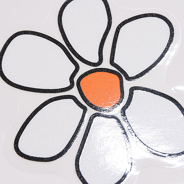 FIAT 500 Flower Sticker