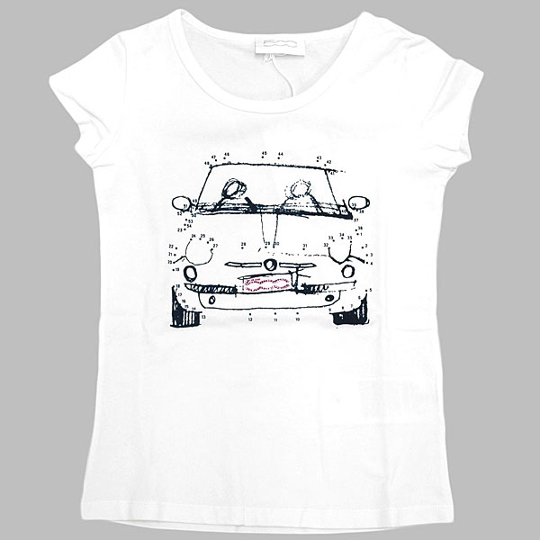 FIAT 500 Dots Game Kids T-shirts(for women)