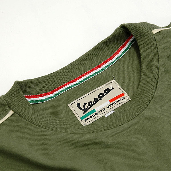 Vespa Official Logo T-shirts(Green)