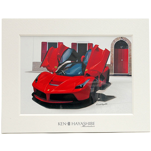 La Ferrari Illustration by Kenichi Hayashibe : Italian Auto Parts 