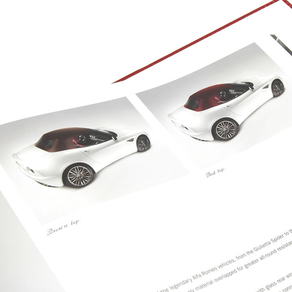 Alfa Romeo 8C Spider Sales Brochure