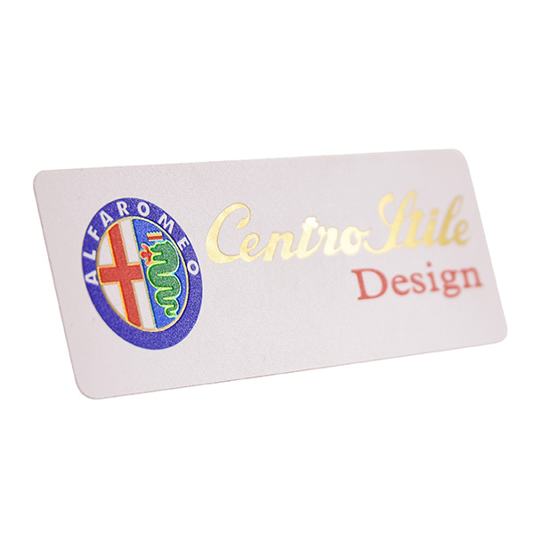 Alfa Romeo Centro Stile Sticker GOLD LOGO