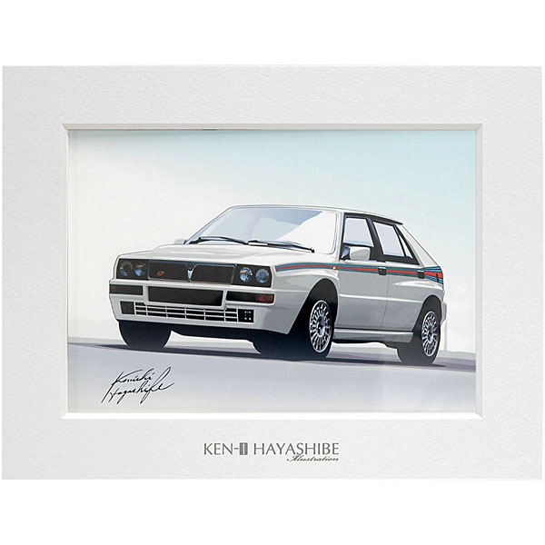 LANCIA Delta Integrale Evo1(MARTINI 5) Illustration by Kenichi Hayashibe