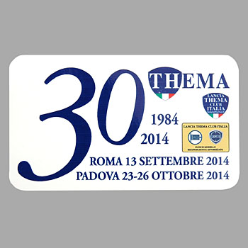 LANCIA Thema 30anni Memorial Sticker