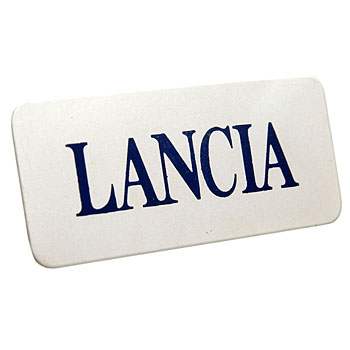 LANCIA Logo Plate