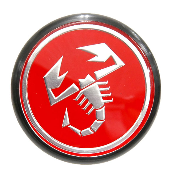 ABARTH Wheel Hub Cap (Red/diamm 48mm)