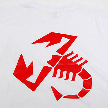 ABARTH T-shirts(White)