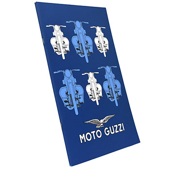 MOTO GUZZI Official A4 Note(Blue)