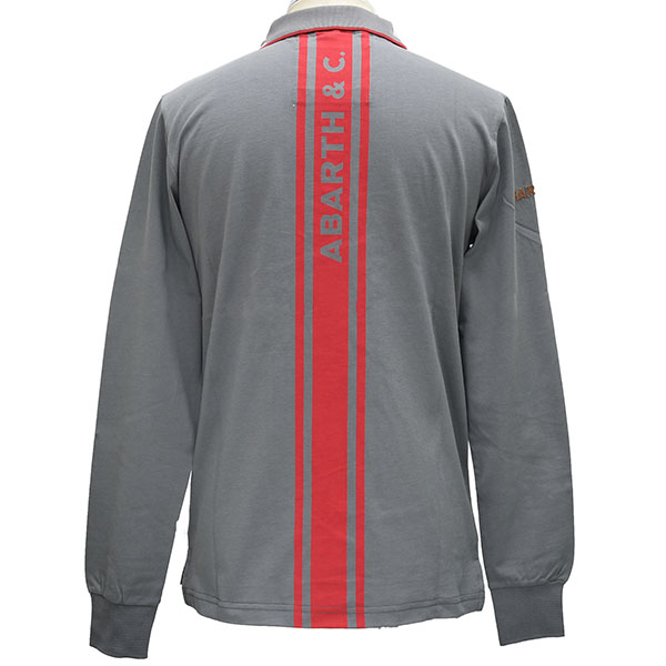 ABARTH HERITAGE Long Sleeves Polo/Grey